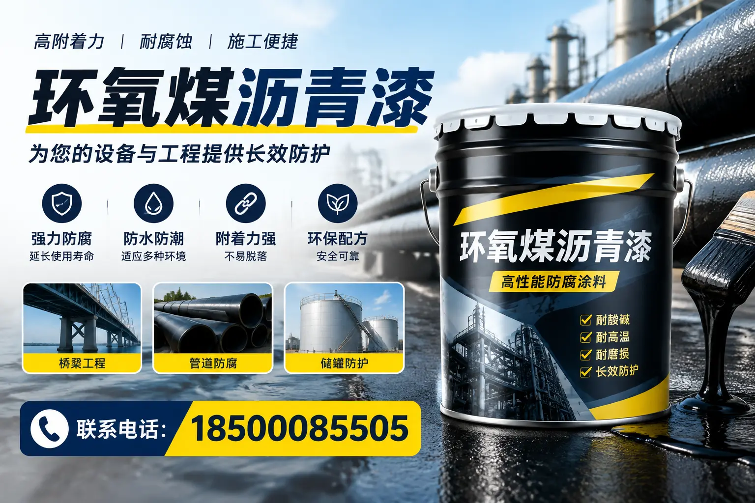 环氧煤沥青漆与其他涂料的对比分析，助力北屯企业决策